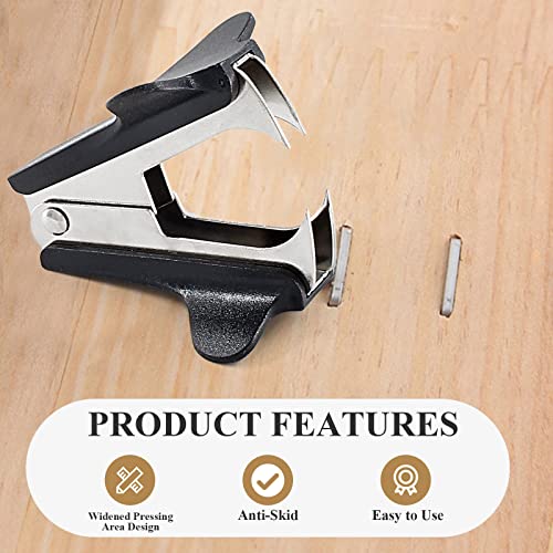 Bonsicoky Staple Removers, 3 Pcs, Black