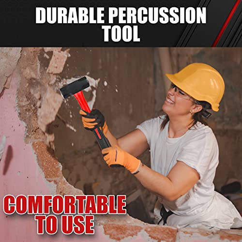 C&T 6-Piece Hammer Set, Fiberglass Handle & Mallet Set, Metal Working | Garage Home Kit | Mechanic Tools | Sledge Hammer | blacksmith Hammer | Ball Peen Hammers | Hand Tools - style: 6pc