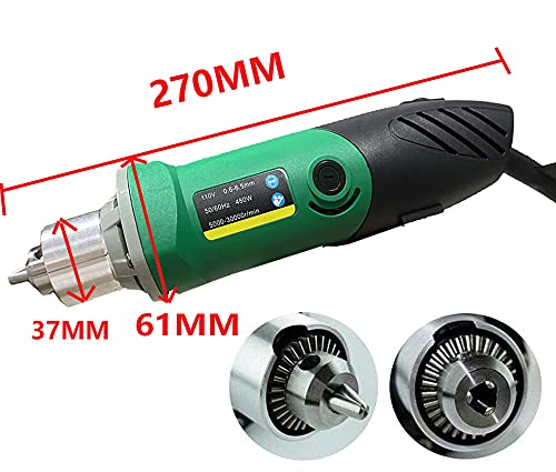 480W Rotary Tool Power Electric Die Multi-function Grinder Carver Set, 6 Step Variable Speed Adjustment, 30000RPM - style: 480W, Heavy Duty Compact