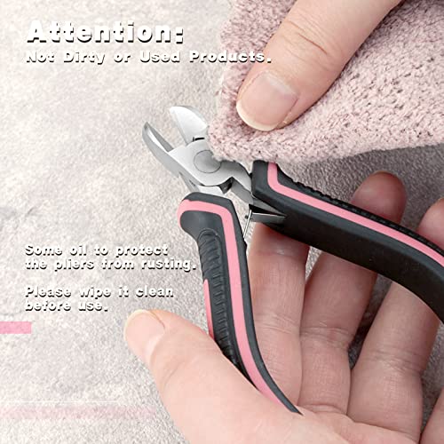 Mini Diagonal Cutting Pliers 4 Inches Side Cutters with Spring - style: Diagonal Cutting Pliers