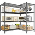 Romorgniz 52.4" W Storage Shelves, 1120LBS Heavy-Duty&L-Shaped for Kitchen - size: 13.78"D x 52.36"W x 59"H