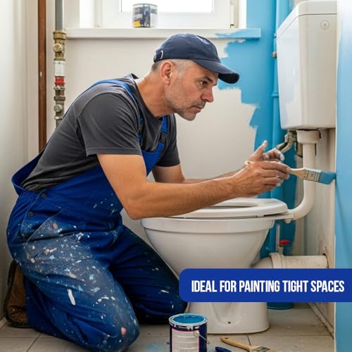Pro Grade Paint Brushes, 2 Inch Angled Paint Brush, Trim & Walls, 3 Pack - size: 3Ea H 2A
