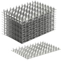 MIVIDE 20 Pack 4x6 Inch Truss Plates, Pronged Truss Mending Plate, Flat Mending Plates with Nail Teeth Height 7.5 mm, Thickness 1mm for Wood Truss Connector Plate