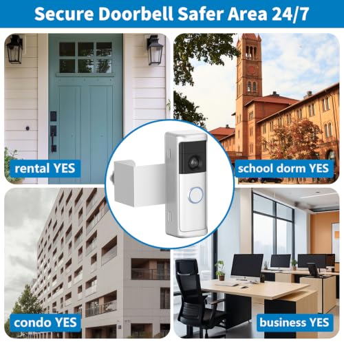Anti-Theft Doorbell Mount for 2026 Battery Doorbell/Plus/Pro (2nd Gen) - color: Silver