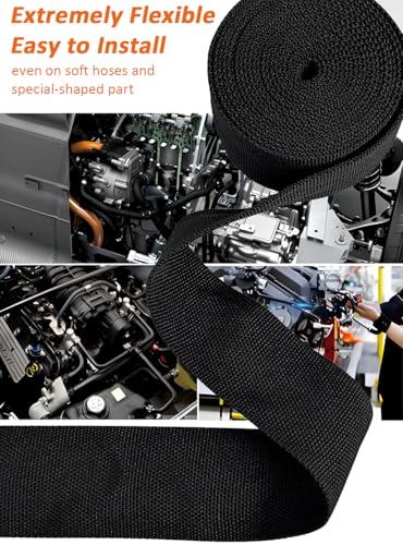 20 FT 1/4 inch 2:1 Heat Shrinkable Braided Sleeving Heat Shrink Sleeve Abrasion Protection Flexibility Wiring Harness Cable Sheath - size: 6mm-1/4"