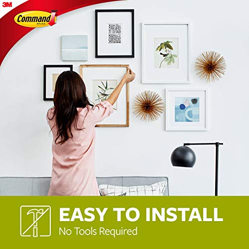 Command Large Universal Frame Hanger, 3-Hangers, 6-Strips, 6-Frame Stabilizer Strips, 4-Pack, Decorate Damage-Free - size: Large, style: 12 Hangers