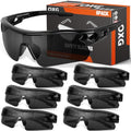 OXG Work Safety Glasses for Men Women, ANSI Z87.1 UV Protection - color: 6p-grey