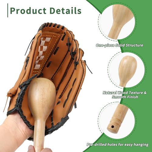 Baseball Glove Break-in kit, One Piece Structure Baseball & Softball Glove Mallet, Glove Wrap Band, Practice Ball, Baseball Mitts Shaping Hammer for Adult Youth Catchers - size: Mallet Only 1-Piece