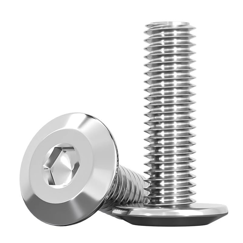 cSeao 5/16"-18 x 1 Flat Head Allen Head Joint Conecting Bolts, Socket Cap Screws for Furniture Connecting, 304 Stainless Steel, 10 Pack - size: 5/16-18*1 10pcs