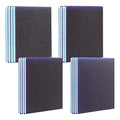 16Pcs 60/100/120/220 Grit Sanding Sponge, Jamiikury Wet Dry Sanding Blocks Washable and Reusable Sandpaper Sponge for Wood Metal FurniturePaint and Drywall (Coarse, Medium, Fine - size: 60/100/120/220 Grits