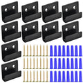 10 Pack Tile Display Wall Hanger Stainless Steel U Brackets with Screws Mirror Hanging Kit Heavy Duty Picture Hooks Tile Hanger for Large Mirrors, Picture Frame Ceramic Wall Display - size: Small