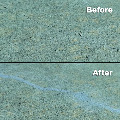 Red Devil 0645 Concrete Repair Patch, Cement Crack Filler, 5.5 Oz Squeeze Tube, Pre-Mixed, Pack of 1, Gray, Made in USA - size: 5.5 oz, style: 1 - Pack