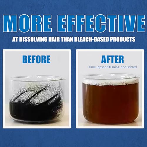 BELL BIRD Crystal Lye Drain Opener, Lye Sodium Hydroxide, Unclogs Bathroom Kitchen Sinks, Shower Pipes & Toilets, Sink Drain Cleaner, Clog Remover for Clogged Drains Bathtub Pipes (1PCS) - size: 9.2 Ounce (Pack of 1)