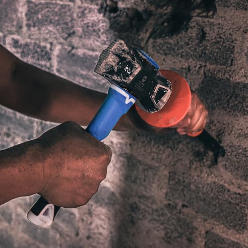 Real Steel Small Sledge Hammer, 3lb Blacksmith Hammer,Drilling Hammer with Demolition Face and Driving Face, 0574 - style: Reverse Installed Handle