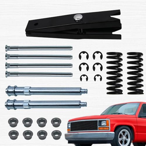 RULLINE Door Hinge Pin & Bushing Repair Kit Compatible with Chevy GMC - size: For Suburban Tahoe 23pcs