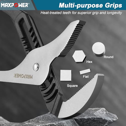 MAXPOWER 20 inch Groove Joint Pliers, 5.5 inch Max Opening - size: 20"