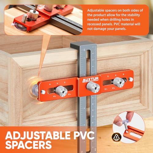 Cabinet Hardware Jig, Adjustable Cabinet Handle Template Tool - style: Jig+1 PC Pencil+8 PCS Refills