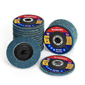 WORKPRO 20-Pack Zirconia Flap Discs, 4-1/2" x 7/8", T29 - style: Multi Grit