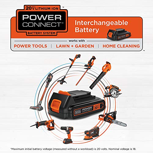 BLACK+DECKER 20V MAX 68-Piece Cordless Drill and Home Tool Project Kit with Tool Storage Bag (LDX120PK)