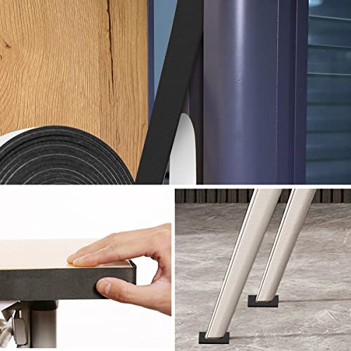 2 Rolls Weather Stripping Door Seal, 1''W x 1/16'' T Foam Tape Single Sided, Adhesive Closed Cell Weather Strip (Total 32 Feet Long)… - size: 1''W x 1/16T x 32FT