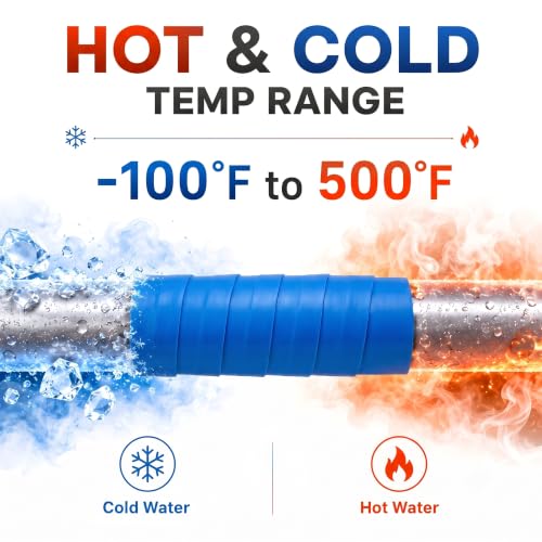 Self Amalgamating Tape Self Fusing Silicone Rubber 1 In x 10 Ft 2 Rolls - color: Blue