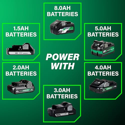 Metabo HPT Brad Nailer, 18 Gauge Cordless, 18V Kit, NT1850DG - style: NT1850DG - Includes Battery and Charger
