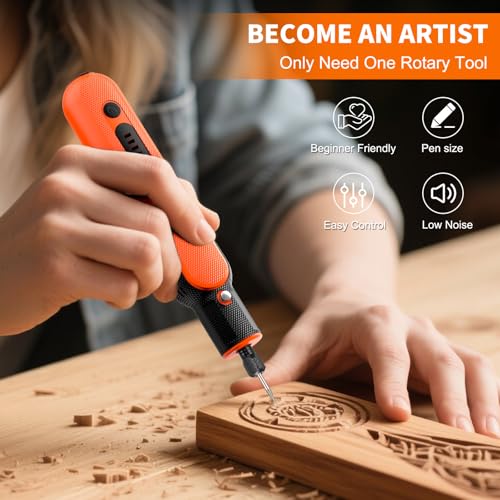 8V Cordless Rotary Tool Kit W/ 103pcs Accessories,5-Speed,USB-C