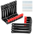 12 Pack Garage Hooks, 3.5Inch Utility Hooks, Heavy Duty Garage Storage Wall Hooks - size: 4.7 Inch x 3.5 Inch