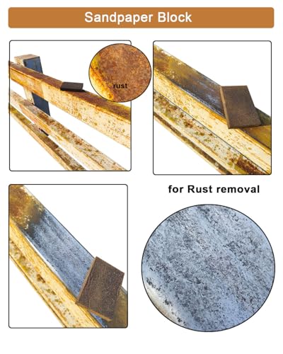 Sanding Sponge 220 Grit Sanding Block - Drywall Sanding Block for Wood | 10 Pcs Fine Grit Sanding Sponges For Drywall, Wood And Metal, Sandpaper Block Spong - size: 220 Grit