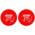 Diablo Saw Blade - 10" Diameter, 80 TCG Teeth, 5/8" Arbor - 2-Pack - size: 10", style: 80