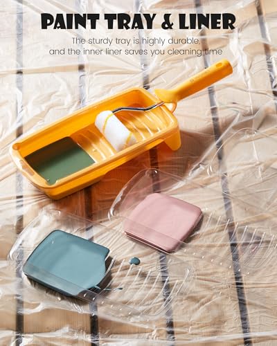 Voomey Paint Roller Kit, 2 Inch Microfiber Paint Roller Covers, 12 Pack - size: 2 Inch Mini Microfiber Paint Roller Kit 12 Pack