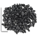 105 Pieces M4 x 6mm Socket Head Cap Screws, Thread Pitch 0.7mm, Sutemribor M4 Black Screws, 12.9 Grade Alloy Steel, Black Oxide Finish, Fully Threaded - size: M4 x 6mm, style: Socket Head