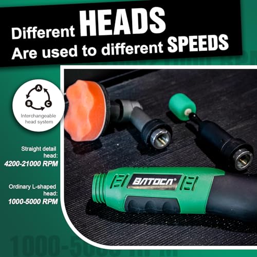 BATOCA S3 Cordless Car Polisher & S6 Mini RO/DA Buffer, Combo Kit, 2-in-1 - size: S3+S6 Combo kit with 2 batteries