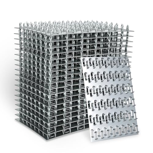 30 Pack Truss Plates, 4" x 8" Pronged Truss Mending Plate with Nail Teeth, Galvanized Steel Repair Tie Plate Bracket for Roofting Truss Wood Timber Connector - size: 4" x 8"