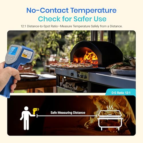 Etekcity Infrared Thermometer Laser Temperature Gun 774, Blue - color: Blue, style: Classic