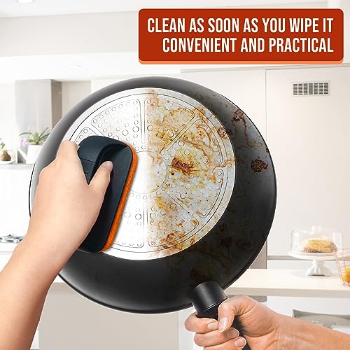 Griddle Cleaning Kit for Blackstone, Non-Scratch Scouring Pads for Kitchen - size: 6pcs