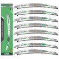 8-Pack 12 Inch 6TPI Arc Curved Reciprocating Saw Blades for Pruning - size: 8 Pack