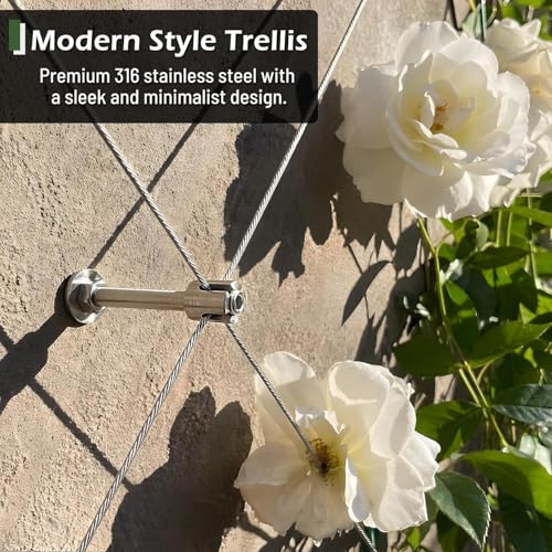 Wire Trellis Kit, 12-Set 5/64” Crosshead with Cutter & 53ft Cable - size: 12 Sets