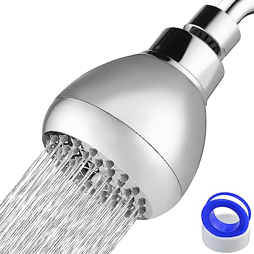 High Pressure Shower Head - Powerful Bathroom Pressure Boosting Showerhead - Perfect Universal Replacement for Rain Shower Heads(Chrome) - color: Chrome