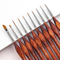 Golden Maple Miniature Model Paint Brushes-10pcs Micro Detail Paint Brush Set,Small Fine Detail Brushes for Acrylic, Oil, Watercolor & Paint by Number,Figurine - style: 10BW