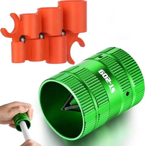 Dreyoo PEX Deburring with Depth Gauge for Copper Pipe