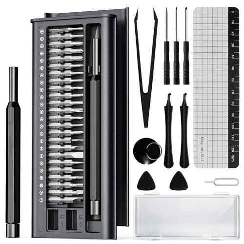38-in-1 Precision Screwdriver Set, Mini Professional Tiny Repair Tool Kit for Phone, Computer, Watch, Laptop, PS5, Xbox,Switch,Macbook, Ring Doorbell, Eyeglass, Electronic, Gifts Gadgets for Men