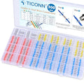 TICONN 300 Pcs Solder Seal Wire Connectors, Heat Shrink Butt Splice - size: Mixed 300 Pieces