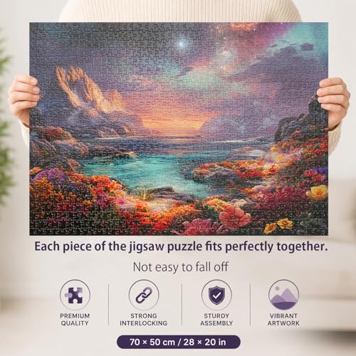 Jigsaw Puzzles for Adults 1000 Pieces Impossible Hard 28 x 20 inch