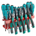 MUTUACTOR Magnetic Screwdriver Rack,1PCS Heavy Duty Magnetic Mount Red Screwdriver Organizer,Magnetic Tool Holder Durable Storage Holder for Multiple Screwdriver Plier Shear Tool Chest Cart Workbench - style: Red Screwdrivers Holder