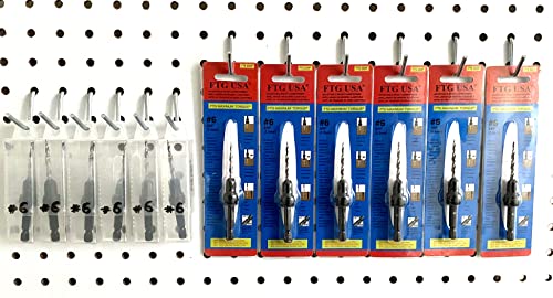 FTG USA #6 (9/64") Adjustable Tapered Wood Countersink Drill Bit - size: #6, style: w/o Depth Stop