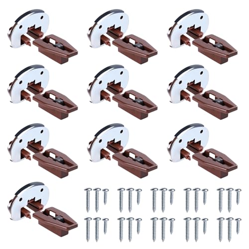 10 Sets for Kenlin Rite-Trak II Drawer Slides Replacement-Rite Track 2 Drawer Repair Parts for Dresser and Nightstand Drawers - 168 Track Guides (10) - size: 10