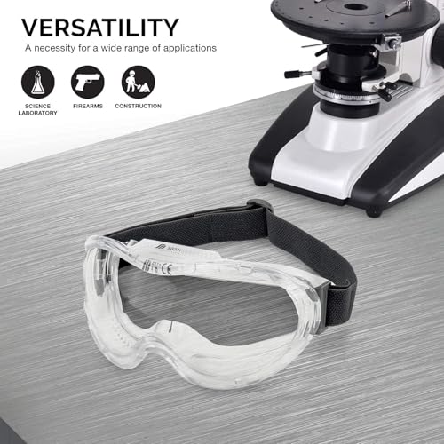 NEIKO Pro Clear Protective Lab Safety Goggles - size: Indirect Vent