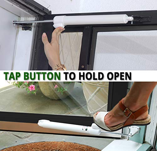 Touch 'n Hold Smooth - Heavy Duty Door Closer System (Black) - color: Black