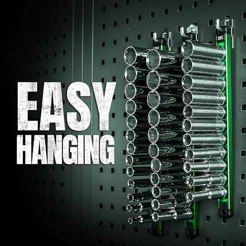 SK 1/2" Drive Socket Set, Deep SAE Sockets, 11-Piece 7/16" to 1-1/16" - size: Deep, style: SAE